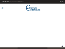 Tablet Screenshot of colonialconnections.com